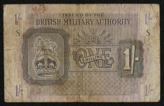 Great Britain (pm02) 1 Shilling Nd (1943) Af/f British Armed Forces