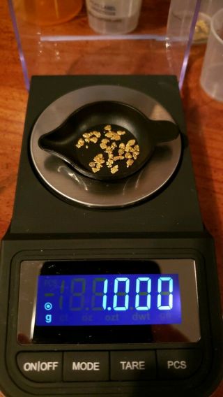 Gold Nuggets 0.  1 Gram 92,  22k Alaska ❤ Natural 6 Screen ❤