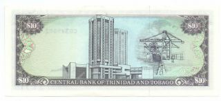 Trinidad and Tobago 10 Dollars 1985,  P - 38 2