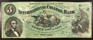 1868 York,  Ny - Bryant,  Stratton & Co 