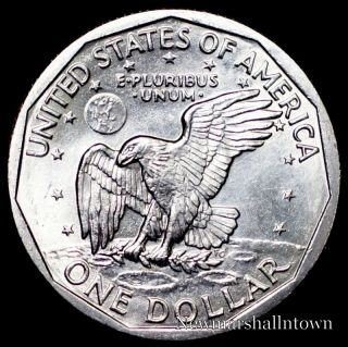 1999 D Susan B Anthony Sba Bu Dollar U.  S.  Coin