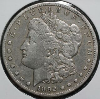 1892 Cc Silver Morgan Dollar S$1 Coin - Key Date