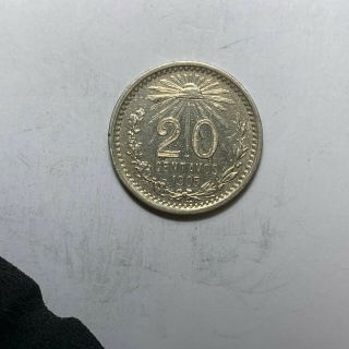 1905 Mexico Silver 20 Centavos