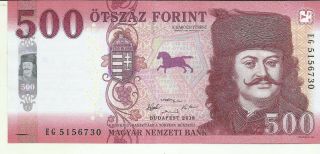 Hungary 500 Forint 2018 P.  Unc.  7rw 21mai