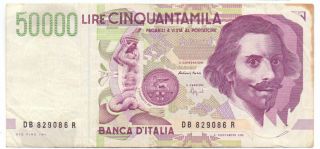 Italy 50000 Lire 1992,  P - 116