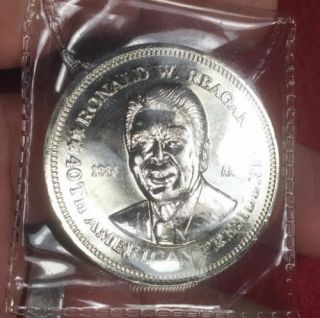 1984 U.  S.  President Ronald Reagan Double Eagle Coin - Medal / /