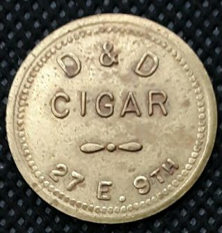 Anderson,  Indiana.  D & D Cigar,  27 E.  9th,  5 Cent 