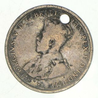 Silver - World Coin - 1925 Australia 1 Florin - 10.  8g - World Silver Coin 959