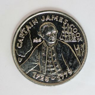 Captain James Cook Australia 200 Years A Bicentennial Medal Unc (e2)
