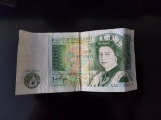 Great Britain Banknote 1 Pound 1970
