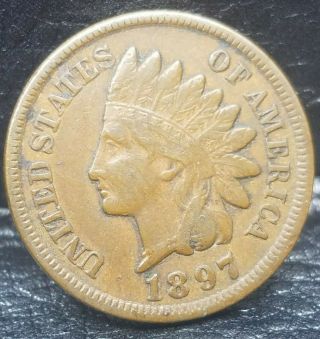 1897 Indian Head Penny - Extremely Fine