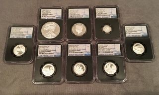 2017 U.  S.  Limited Edition Silver Proof Set - 8 Coins