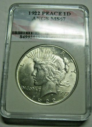 1922 P Liberty Peace Silver Dollar Coin