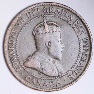 Grade 1902 Canada One Cent Penny