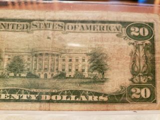 1929 $20 Marine National Exchange Bank of Milwaukee bank note 6