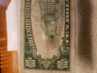 1929 $10 Marine National Exchange Bank of Milwaukee bank note 4