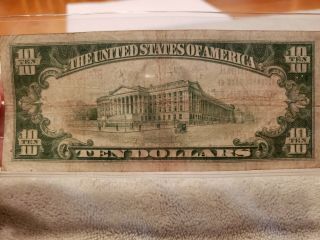 1929 $10 Marine National Exchange Bank of Milwaukee bank note 6