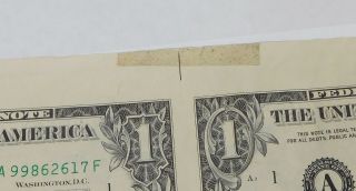 1981 $1 Federal Reserve Notes - Uncut Sheet Of 32 3