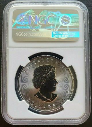 2018 Canada $5 Maple Leaf 1 oz.  9999 Silver Coin NGC MS70 First Day of Issue 2