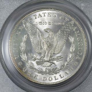 1888 Morgan Silver Dollar PCGS MS64 CAC PQ OGH golden toning textile 5