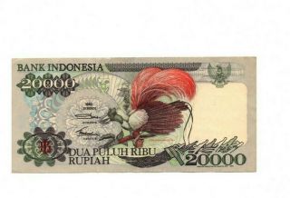 Bank Of Indonesia 20000 Rupiah 1992 (1994) Vf " Replacement "