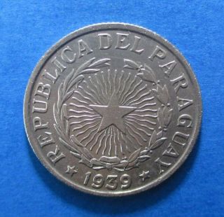 Paraguay 10 Pesos 1939 Km 19 4214
