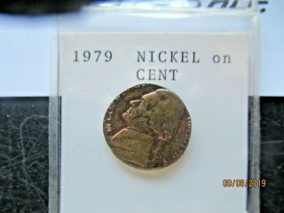 Estate 1979 Nickel On Cent Planchet Unc