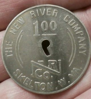The River Company - Skelton,  West Virginia - $1 - Rare Undated - Coal Scrip 2