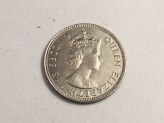 Seychelles 1964 25 Cent Coin Uncirculated