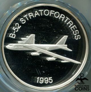 1995 Boeing B - 52 Stratofortress 1.  5 Oz Silver.  999 Employees 
