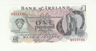 Northern Ireland 1 Pound Aunc P65