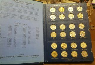 Complete 1938 - 1964 Jefferson Nickel Set Uncirculated