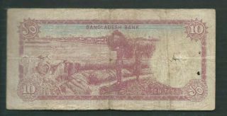 Bangladesh 1977 10 Taka P 16 Circulated 2