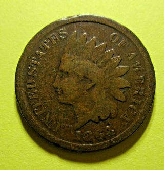 1864 Indian Head Penny Us Coin 1 One Cent