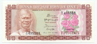 Sierra Leone 50 Cents 1984,  P - 4