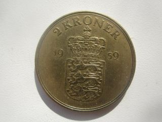 Denmark 2 Kroner 1959