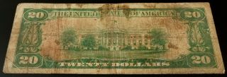 1929 $20 Nat ' l Currency,  The National Exchange Bank & Trust Co.  of Steubenville 3