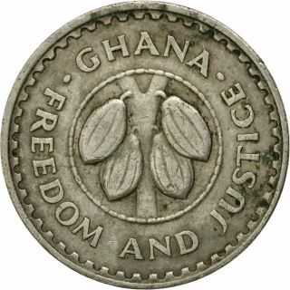 [ 431525] Coin,  Ghana,  20 Pesewas,  1967,  Ef (40 - 45),  Copper - Nickel,  Km:17