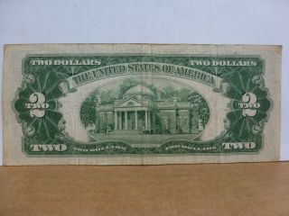 1928 - G Circulated FR 1508 Two Dollar $2 Red Seal Star Note - - 04063651A 3
