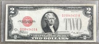 Series 1928 E $2 Two Dollar Legal Tender Note Fr - 1506 V13
