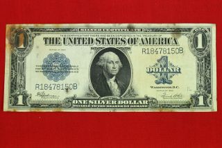 1923 Silver Certificate - 1$ Dollar - Large Size Notes - Blue Seal