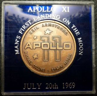 1969 Apollo Xi First Moon Landing Medal (40 Mm)