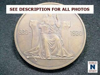 Noblespirit (ct) Premium World Coins Iceland 1930 2 Kronur Au