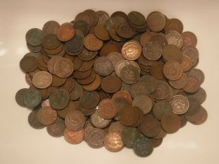 484 Very Old Coins - - Culls,  With Some Worse Than Others