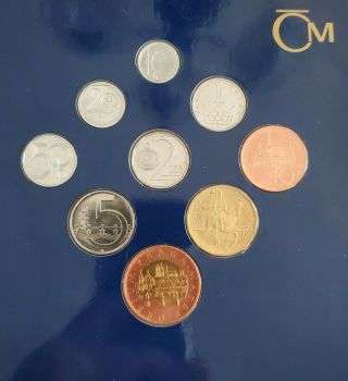 Czechoslovakia Coin 1988 Set Cm Uncirculated