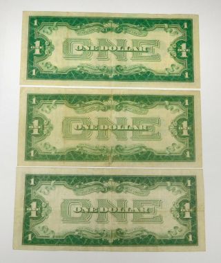 1928,  1928A,  1928B $1 Silver Certificates - Funny Back Notes 2