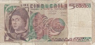 5000 Lire Fine - Banknote From Italy 1980 Pick - 105