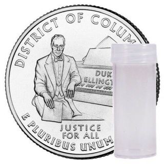 2009 P District Of Columbia Territorial Quarter " Bu " 40 Coin Roll (us Bag)