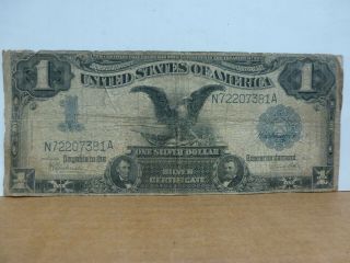 1899 - Fr - 236 - $1 " Black Eagle " Silver Certificate S N72207381a