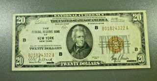Series 1929 $5 Federal Reserve Bank Of York